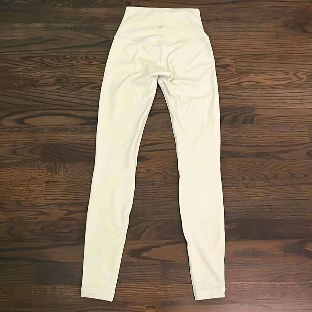 Lululemon double align leggings, light blue